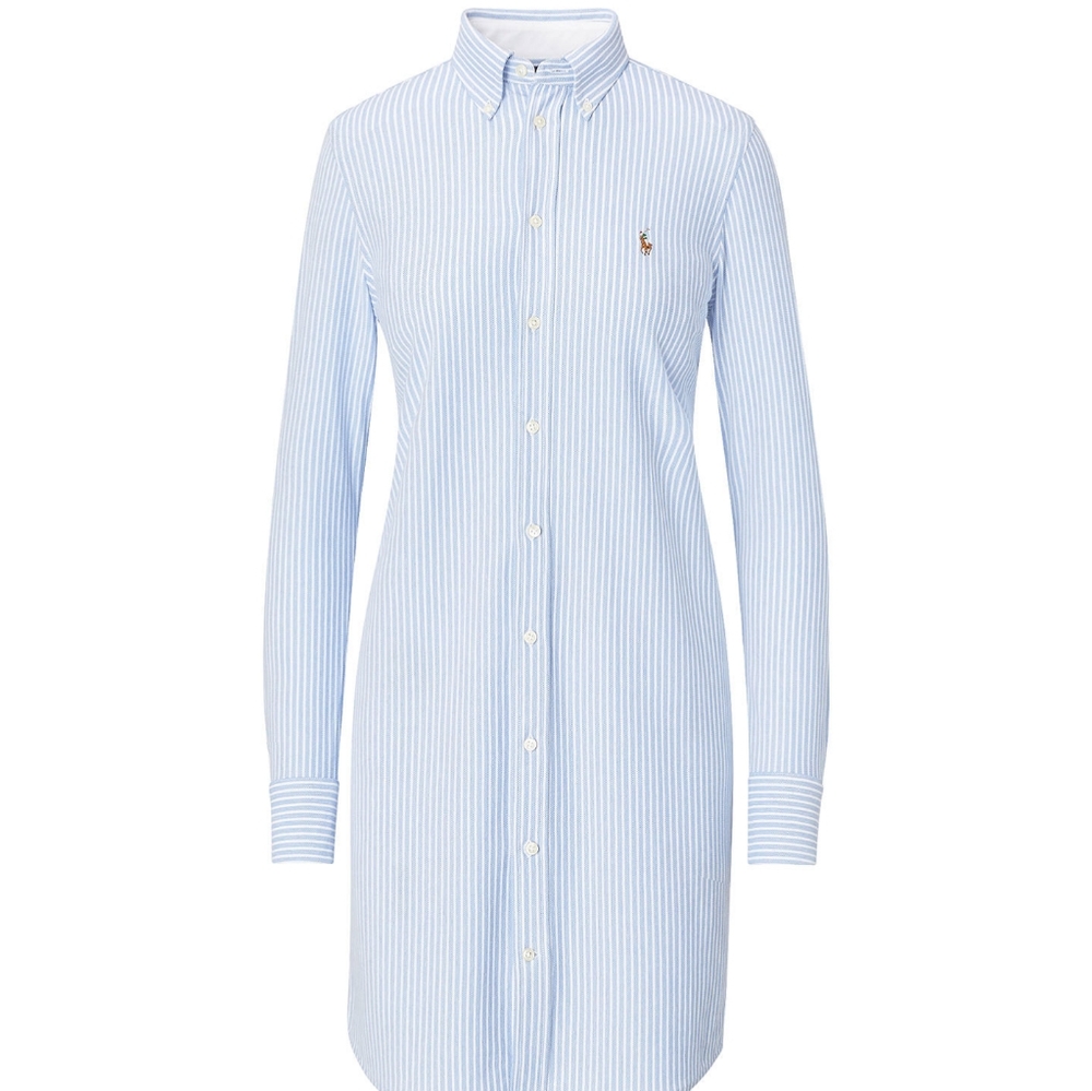Ralph Lauren Womens Striped Shirt Dress